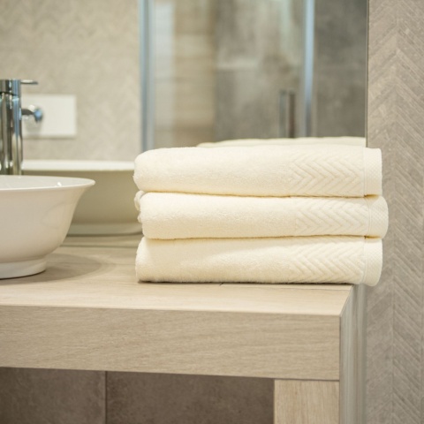 Ręcznik TOSCANA 50x90 ecru AB+