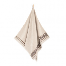 Ręcznik RONDO 70x140 jasny beż