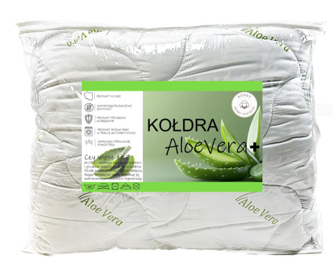 Kołdra CAŁOROCZNA ALOESOWA 180X200 ALOE VERA