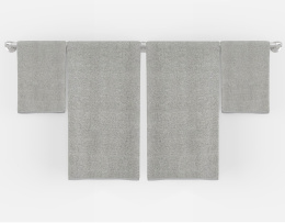 Komplet ręczników kąpielowych DIANA 2+2 2x50x90cm+2x70x140cm JASNY POPIEL