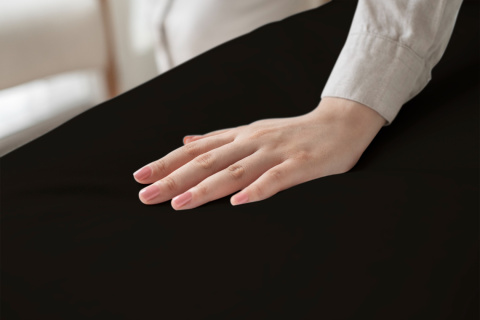 Prześcieradło 160x200 cm z mikrofibry bez gumki czarny