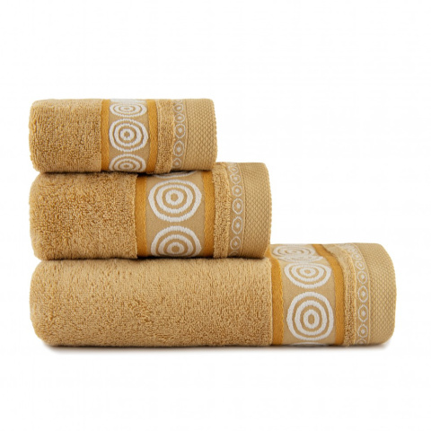 Ręcznik RONDO 70x140 beżowy