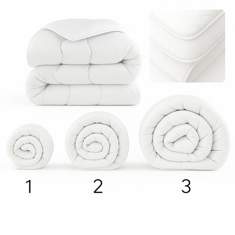 KOŁDRA 160X200 ZIMOWA antyalergiczna biała SilMed+