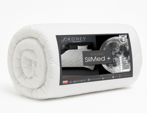 KOŁDRA 200x220 LETNIA antyalergiczna biała SilMed+