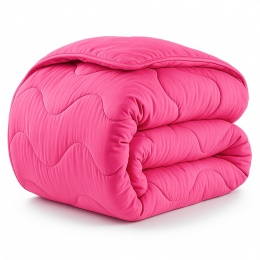 KOŁDRA ZIMOWA 200X220 cm WEŁNA OWCZA RÓŻ