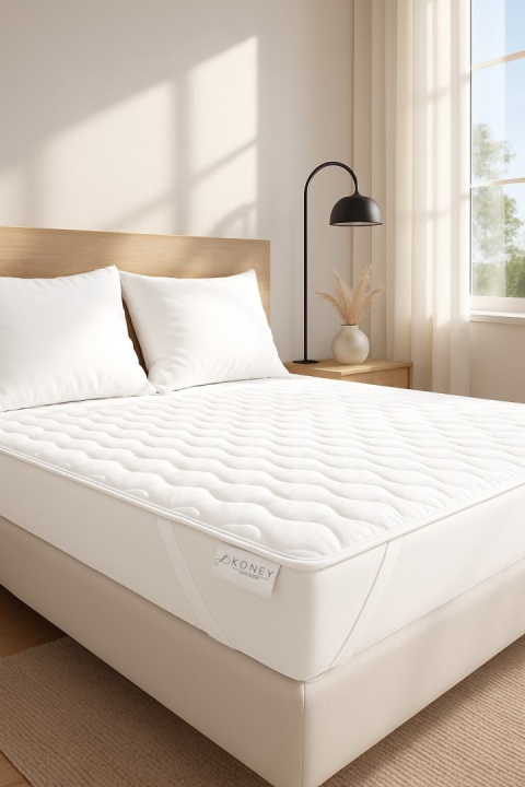 Ochraniacz na materac 180x200 TOPPER nawierzchniowy pikowany